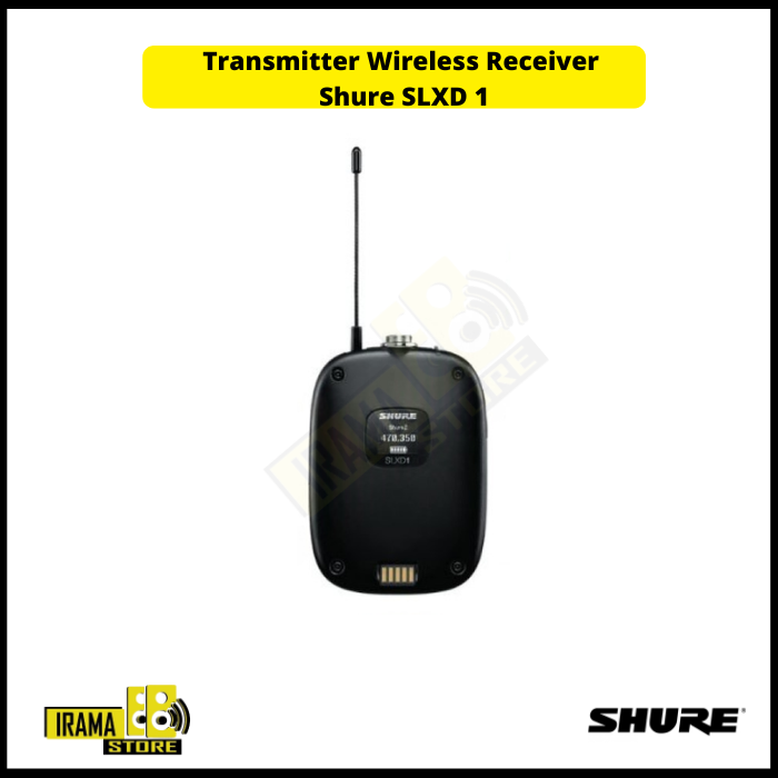 Mic Transmitter Wireless Receiver Shure SLXD 1 Mic Transmitter Wireless Receiver Shure SLXD 1